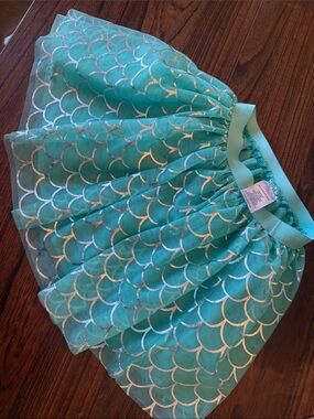 Disney Princess Turquoise Mermaid Scale Tulle Skirt